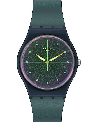SWATCH Dreaming Of Gemstones Green Silicone SO28N117