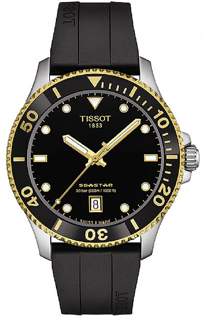 TISSOT Seastar 1000 Black Rubber Strap T120.410.27.051.00