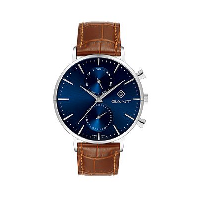 GANT Park Hill Day-Date II Brown Leather Strap G121019