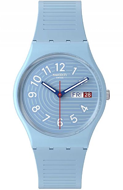  SWATCH Trendy Lines In The Sky Rubber Strap  SO28S704