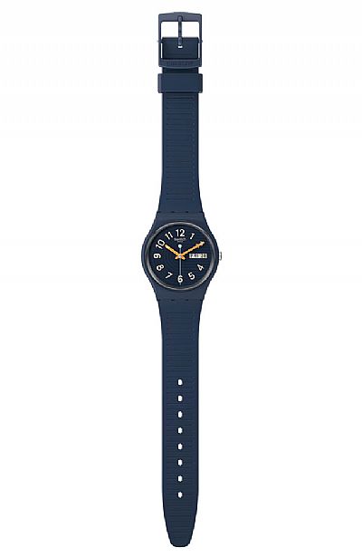  SWATCH Trendy Lines At Night Rubber Strap  SO28I700