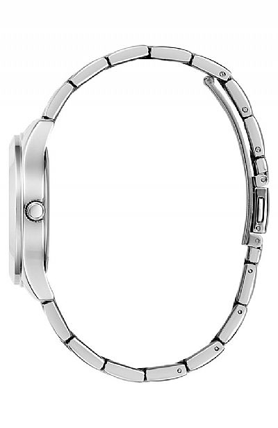 GUESS Plaque Silver Stainless Steel Bracelet  GW0675L1