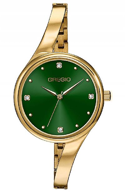  GREGIO Ornate Gold Stainless Steel Bracelet  GR500021