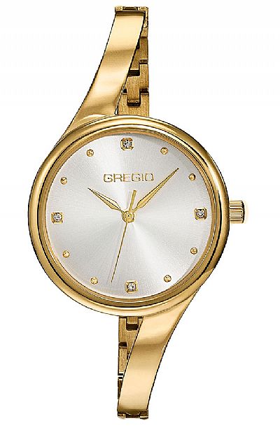 GREGIO Ornate Gold Stainless Steel Bracelet  GR500020