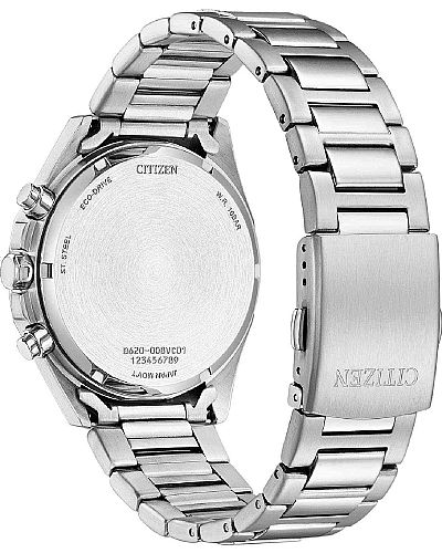 CITIZEN Eco-Drive Chronograph Silver Stainless Steel Bracelet  CA4590-81X