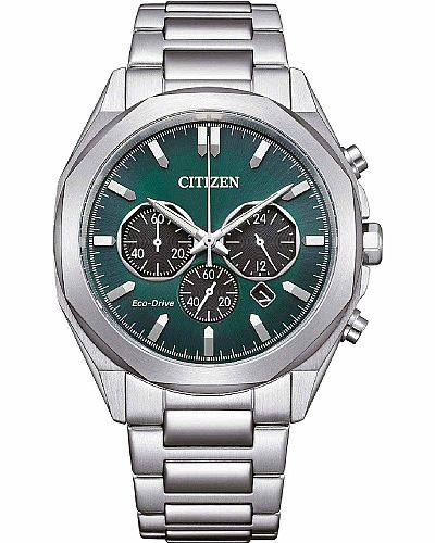 CITIZEN Eco-Drive Chronograph Silver Stainless Steel Bracelet  CA4590-81X