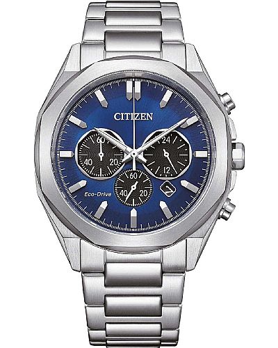 CITIZEN Eco-Drive Chronograph Silver Stainless Steel Bracelet  CA4590-81L