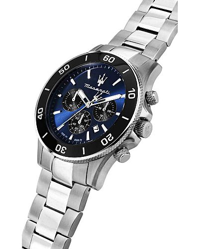 MASERATI Competizione Chronograph Silver Stainless Steel BraceletR8873600009 