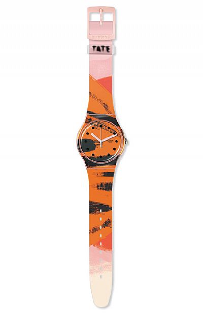 SWATCH X Tate Gallery Orange and Red on Pink by Wilhelmina Barns-Graham SUOZ362