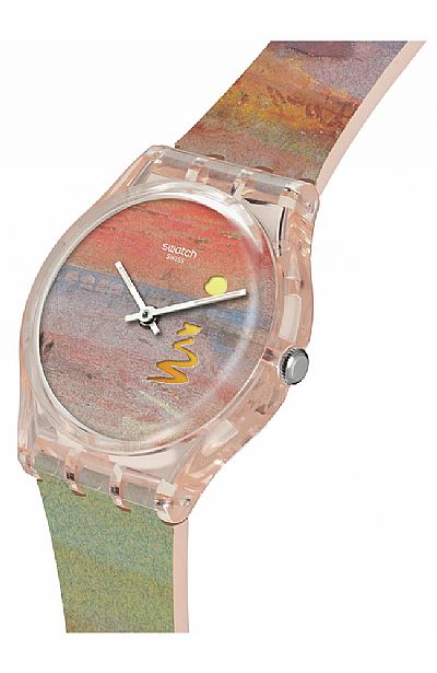 Swatch Turner's Scarlet Sunset Rubber Strap SO28Z700