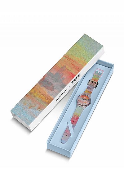 Swatch Turner's Scarlet Sunset Rubber Strap SO28Z700