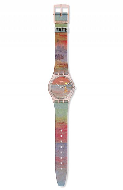 Swatch Turner's Scarlet Sunset Rubber Strap SO28Z700