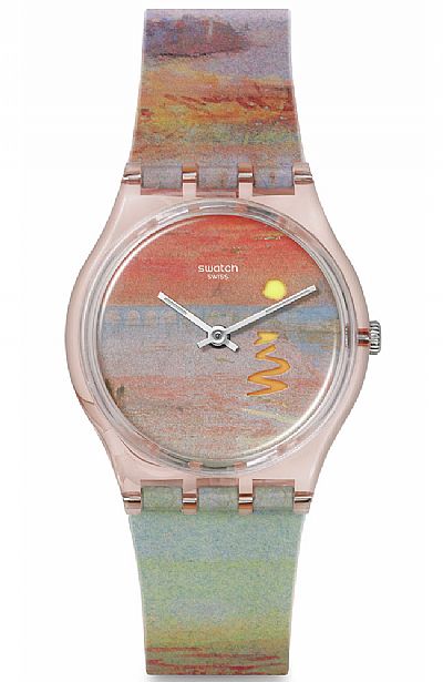 Swatch Turner's Scarlet Sunset Rubber Strap SO28Z700