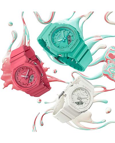  CASIO G-Shock Turquoise Rubber Strap  GMA-P2100-2AER