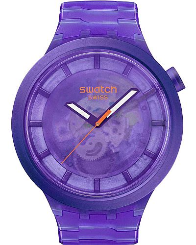 SWATCH Big Bold Colors Of Joy Purple Biosourced Bracelet  SB05V103