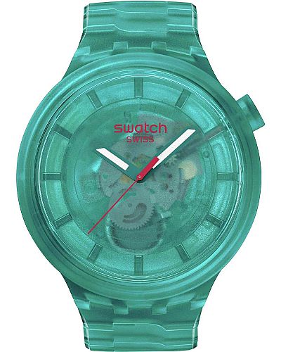 SWATCH BIG BOLD COLORS OF JOY TURQUOISE BIOSOURCED BRACELETSB05L101 