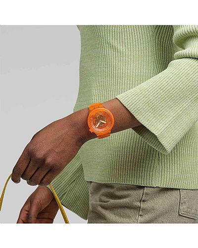 SWATCH BIG BOLD COLORS OF JOY ORANGE BIOSOURCED BRACELET SB05O103