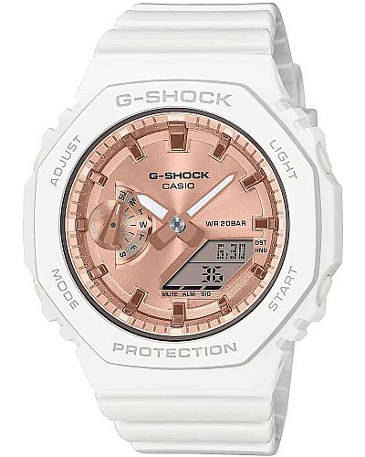 CASIO G-Shock White Rubber Strap GMA-S2100MD-7AER