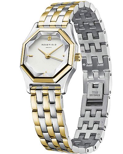 ROSEFIELD The Gemme Two Tone Stainless Steel Bracelet GWSSS-G03