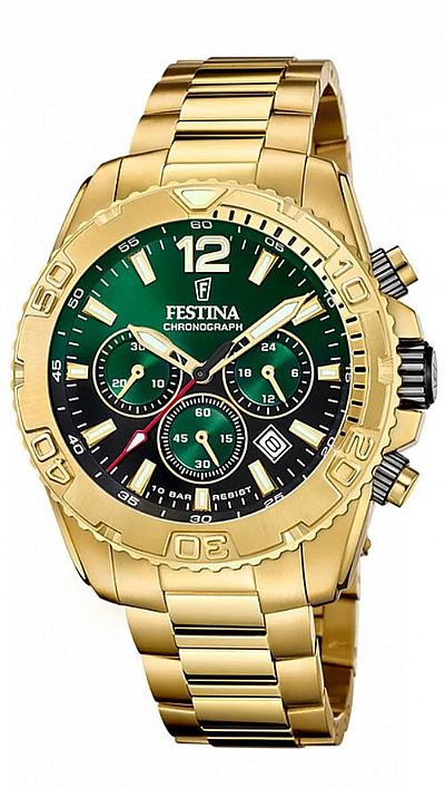 FESTINA Gold Stainless Steel Chronograph  F20684/3