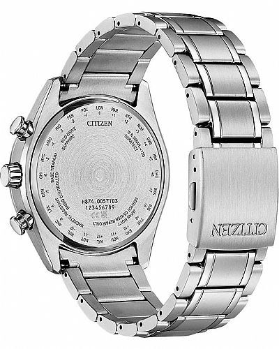 CITIZEN Tsuki-yomi Eco-Drive RadioControlled Silver Titanium  BY1010-81H