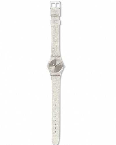  SWATCH Silverin Glistar Too Rubber Strap  LK343E