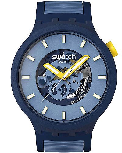 SWATCH Below The Horizon Rubber Strap SB05N117