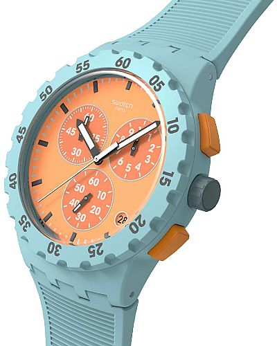 SWATCH Juicy Apricot Rubber Chronograph SUSL401