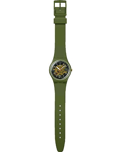 SWATCH Thru The Greenery Rubber Strap SO28G110