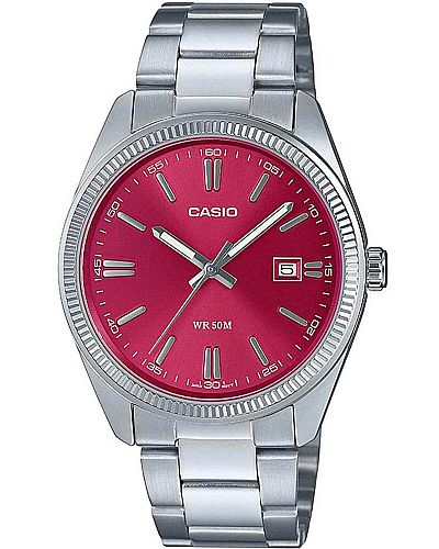 CASIO Collection Silver Stainless Steel Bracelet MTP-1302PD-4AVEF