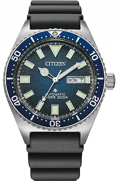  CITIZEN Promaster Divers Automatic Black Rubber  NY0129-07LE