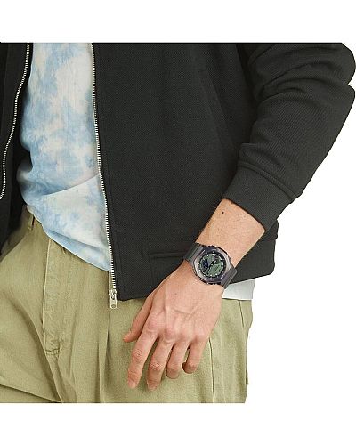  CASIO Green Rubber Strap  GM-2100B-3AER