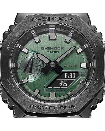  CASIO Green Rubber Strap  GM-2100B-3AER