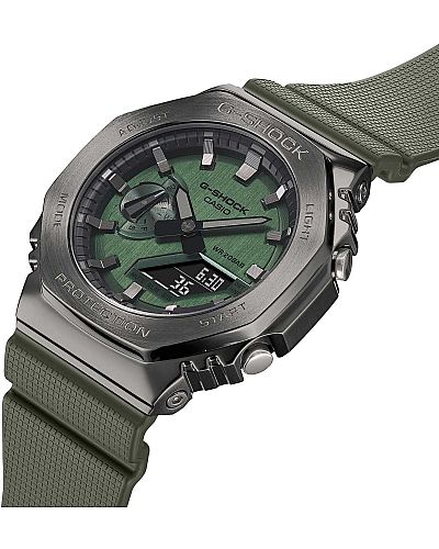  CASIO Green Rubber Strap  GM-2100B-3AER