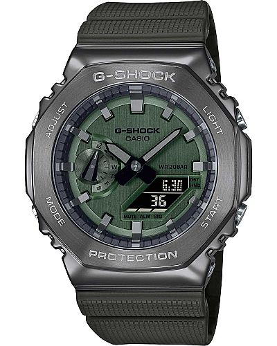  CASIO Green Rubber Strap  GM-2100B-3AER