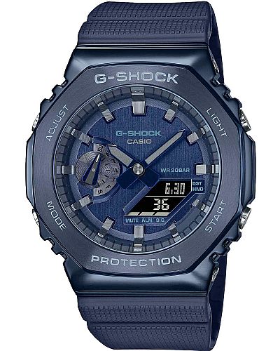  CASIO G-Shock AnaDigi Blue Rubber Strap  GM-2100N-2AER