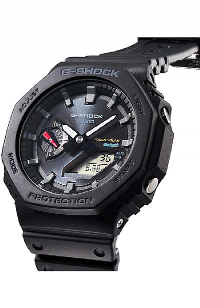 CASIO G-Shock Bluetooth Solar Black Rubber Chronograph GA-B2100-1AER