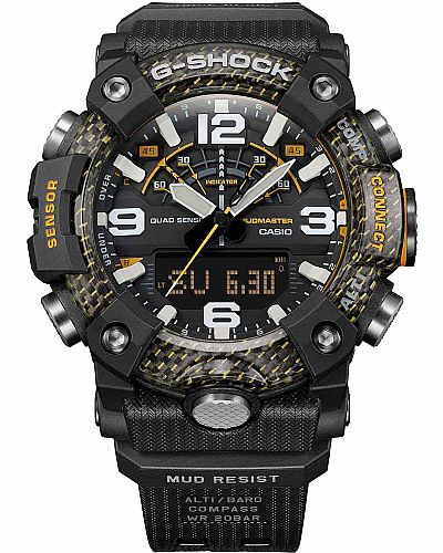  CASIO G-Shock Mudmaster Bluetooth Black Rubber Strap  GG-B100Y-1AER