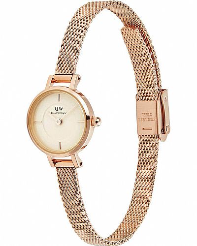 DANIEL WELLINGTON Petite Mini Melrose Rose Gold Stainless Steel DW00100741