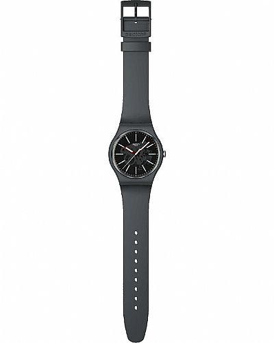 SWATCH  Coblestone Street Grey Biosourced Strap SO29A101