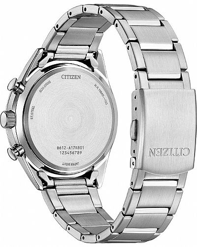 CITIZEN Eco-Drive Chronograph Silver Stainless Steel Bracelet   CA0459-79X