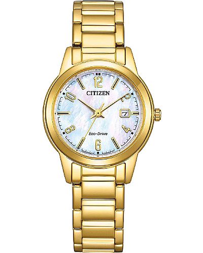 CITIZEN Eco-Drive Gold Stainless Steel Bracelet  FE1242-78D