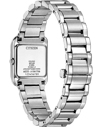 CITIZEN Eco-Drive L Silver Stainless Steel Bracelet   EW5600-87D