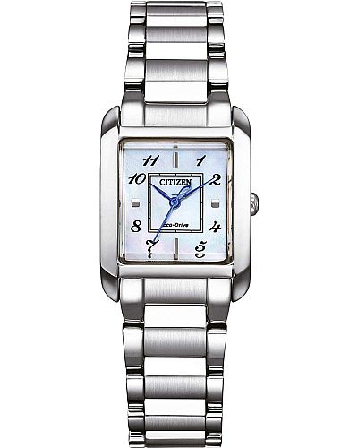 CITIZEN Eco-Drive L Silver Stainless Steel Bracelet   EW5600-87D