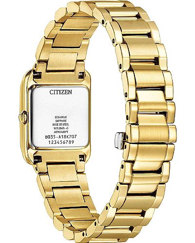 CITIZEN Eco-Drive L Gold Stainless Steel Bracelet  EW5602-81D