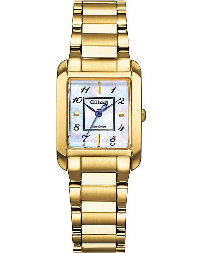 CITIZEN Eco-Drive L Gold Stainless Steel Bracelet  EW5602-81D