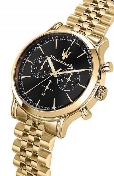 MASERATI Epoca Stainless Gold Steel Chronograph R8873618023