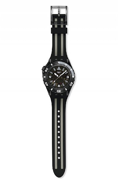  SWATCH Black Sea Nettle Rubber Strap  SSCU09B100