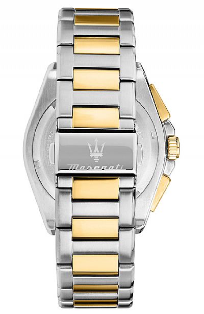  MASERATI Velocita Chronograph Two Tone Stainless Steel Bracelet  R8873652003
