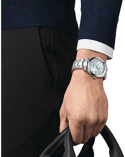TISSOT GENTLEMAN STEEL POWERMATIC 80 SILICIUM T127.407.11.351.00